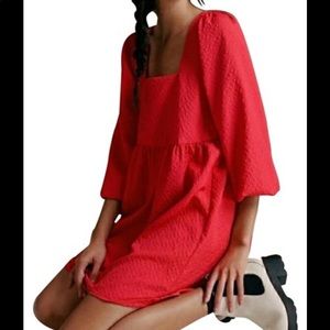 Anthropologie Amadi Red Dress size XS